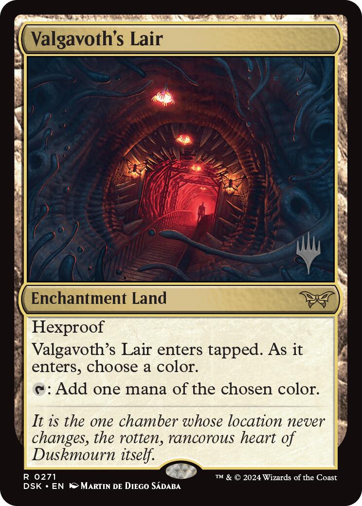 Valgavoth's Lair [Duskmourn: House of Horror Promos] | Event Horizon Hobbies CA