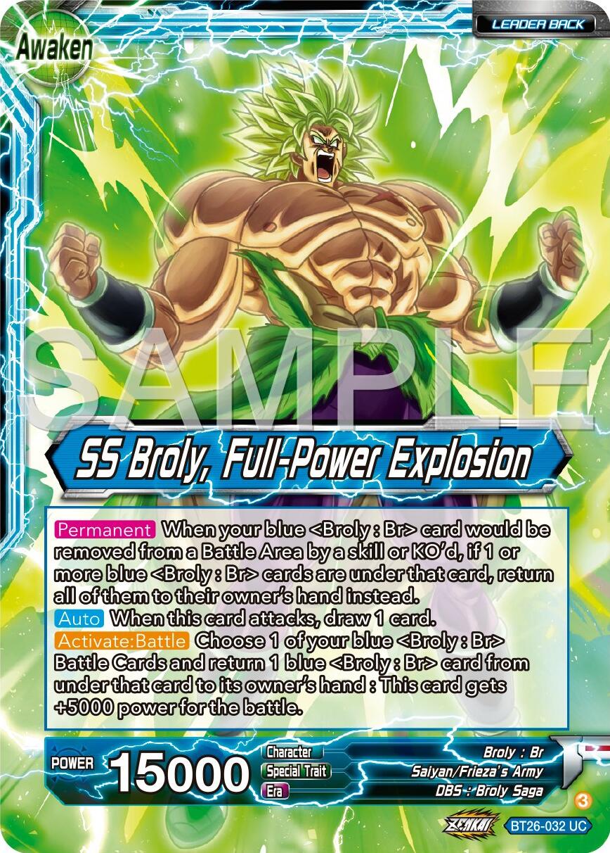 Broly // SS Broly, Full-Power Explosion (BT26-032) [Ultimate Advent] | Event Horizon Hobbies CA