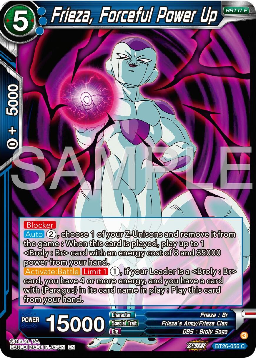 Frieza, Forceful Power Up (BT26-056) [Ultimate Advent] | Event Horizon Hobbies CA