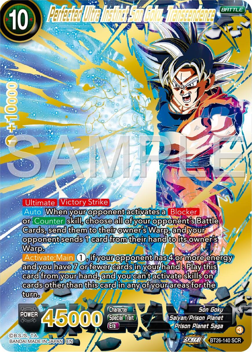 Perfected Ultra Instinct Son Goku, Transcendence (BT26-140) [Ultimate Advent] | Event Horizon Hobbies CA