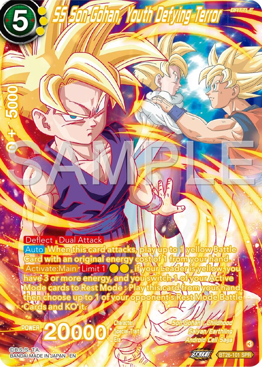 SS Son Gohan Youth Defying Terror (SPR) (BT26-101) [Ultimate Advent] | Event Horizon Hobbies CA