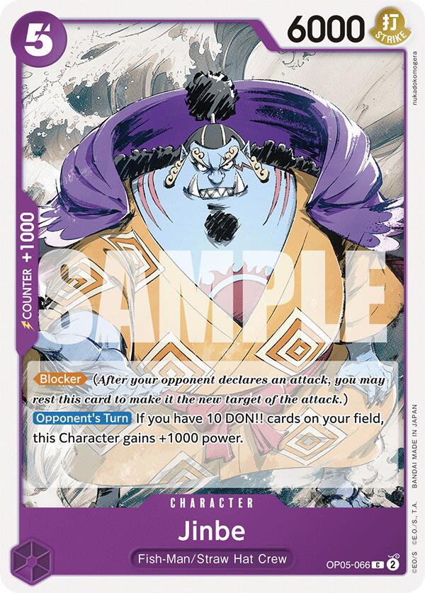 Jinbe [Starter Deck: PURPLE Monkey.D.Luffy] | Event Horizon Hobbies CA