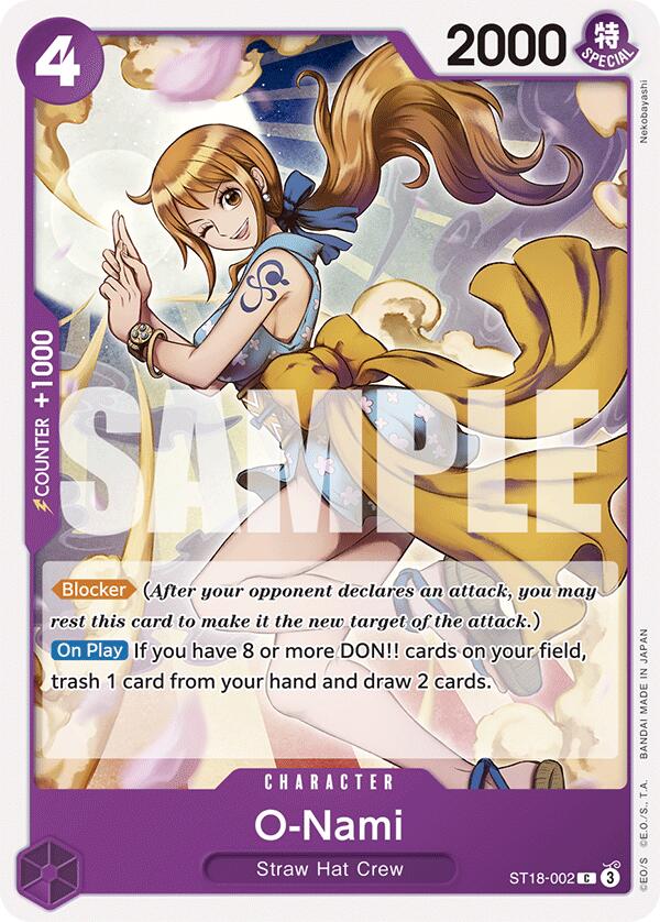 O-Nami [Starter Deck: PURPLE Monkey.D.Luffy] | Event Horizon Hobbies CA