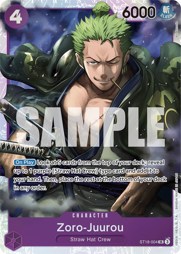 Zoro-Juurou [Starter Deck: PURPLE Monkey.D.Luffy] | Event Horizon Hobbies CA