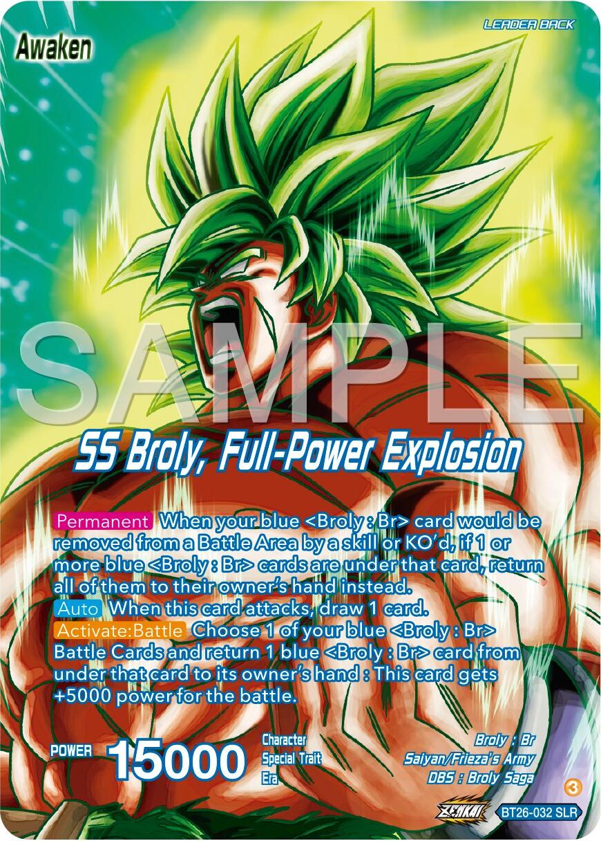 Broly // SS Broly, Full-Power Explosion (Alternate Art) (BT26-032) [Ultimate Advent] | Event Horizon Hobbies CA