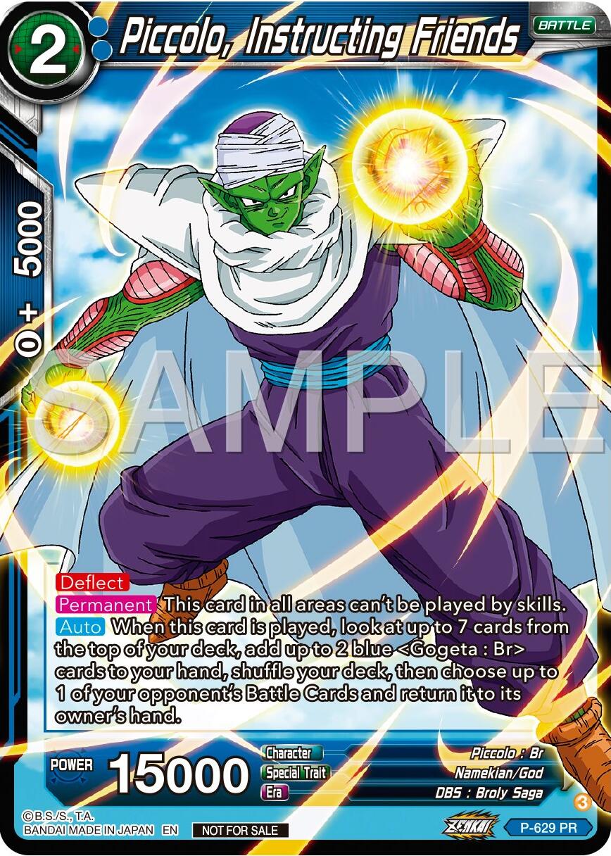 Piccolo, Instructing Friends (Zenkai Series Tournament Pack Vol.9) (P-629) [Promotion Cards] | Event Horizon Hobbies CA