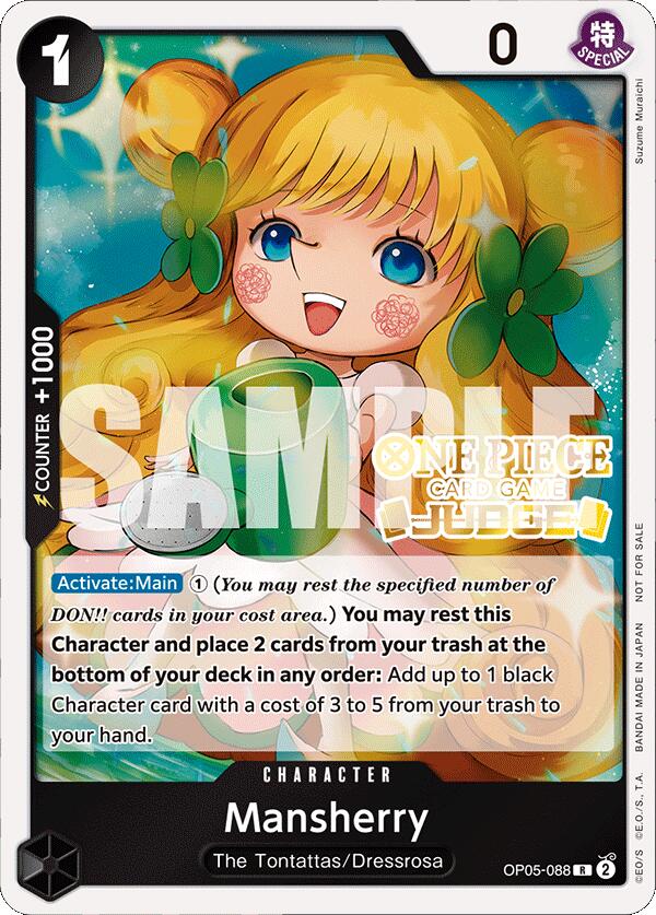 Mansherry (Judge Pack Vol. 4) [One Piece Promotion Cards] | Event Horizon Hobbies CA