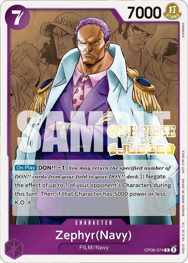 Zephyr (Navy) (Judge Pack Vol. 4) [One Piece Promotion Cards] | Event Horizon Hobbies CA