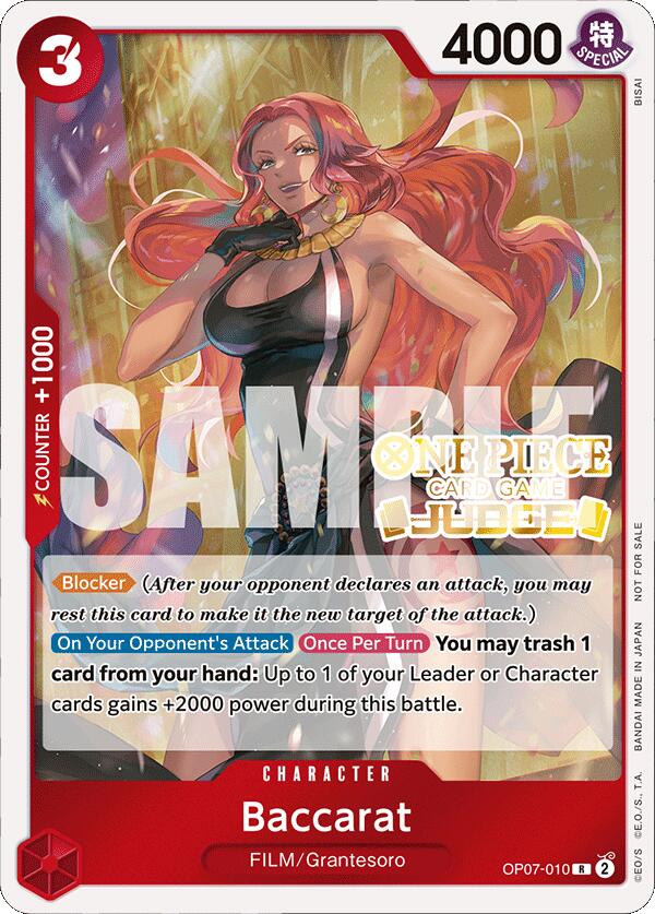 Baccarat (Judge Pack Vol. 4) [One Piece Promotion Cards] | Event Horizon Hobbies CA