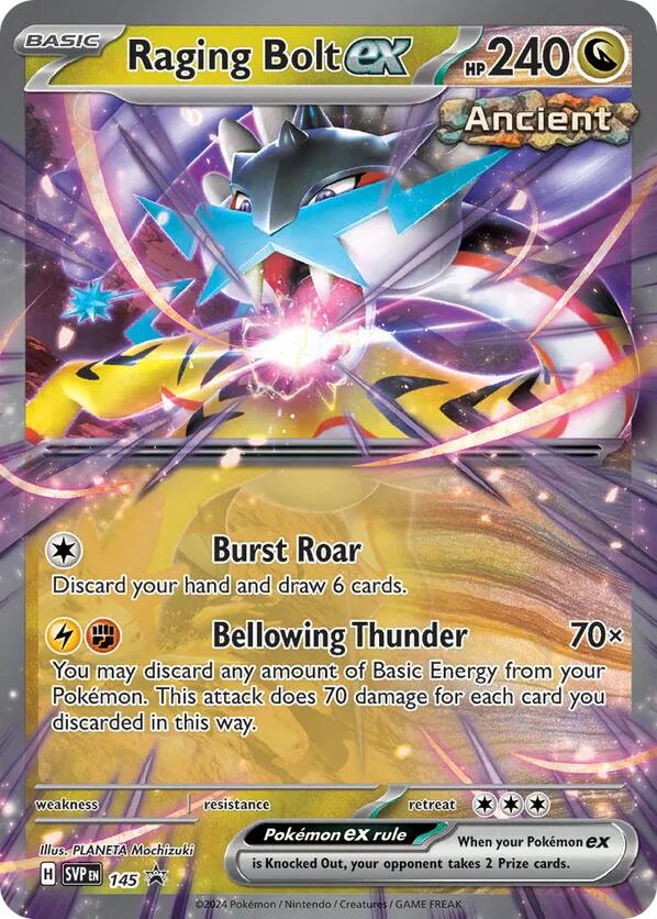 Raging Bolt ex (145) [SV: Scarlet & Violet Promo Cards] | Event Horizon Hobbies CA