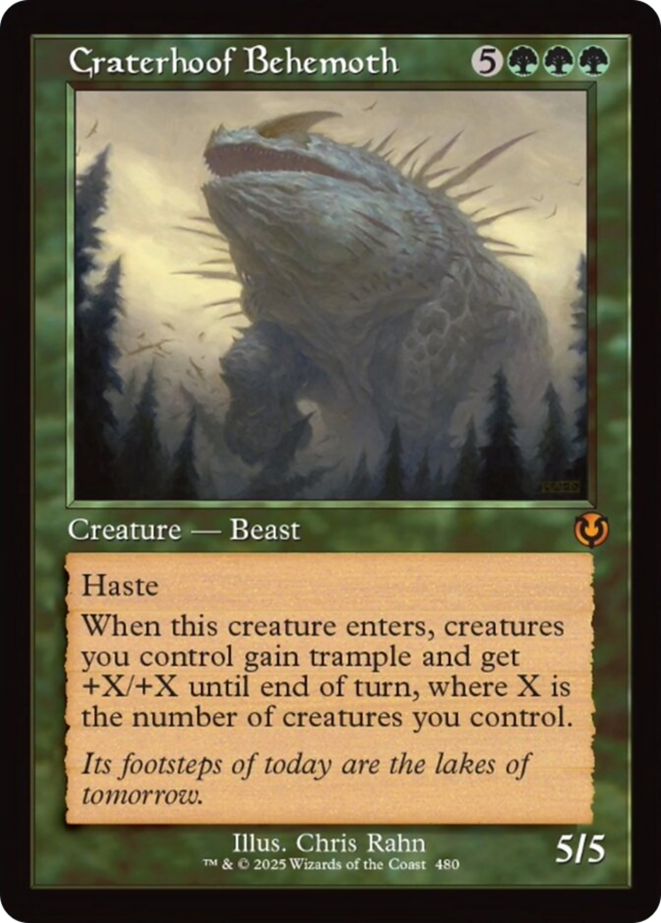 Craterhoof Behemoth (Retro Frame) [Innistrad Remastered] | Event Horizon Hobbies CA