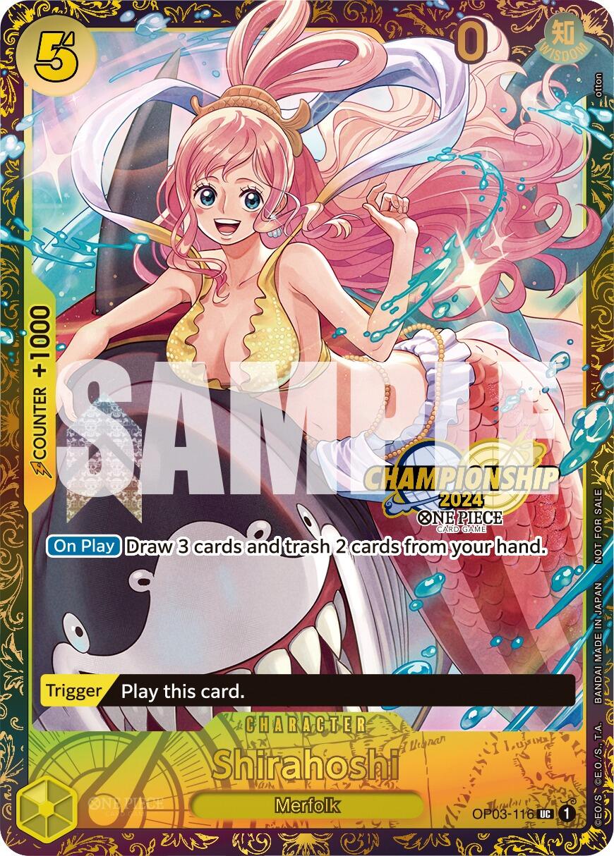 Shirahoshi (October Championship 2024 Online Regional) [One Piece Promotion Cards] | Event Horizon Hobbies CA