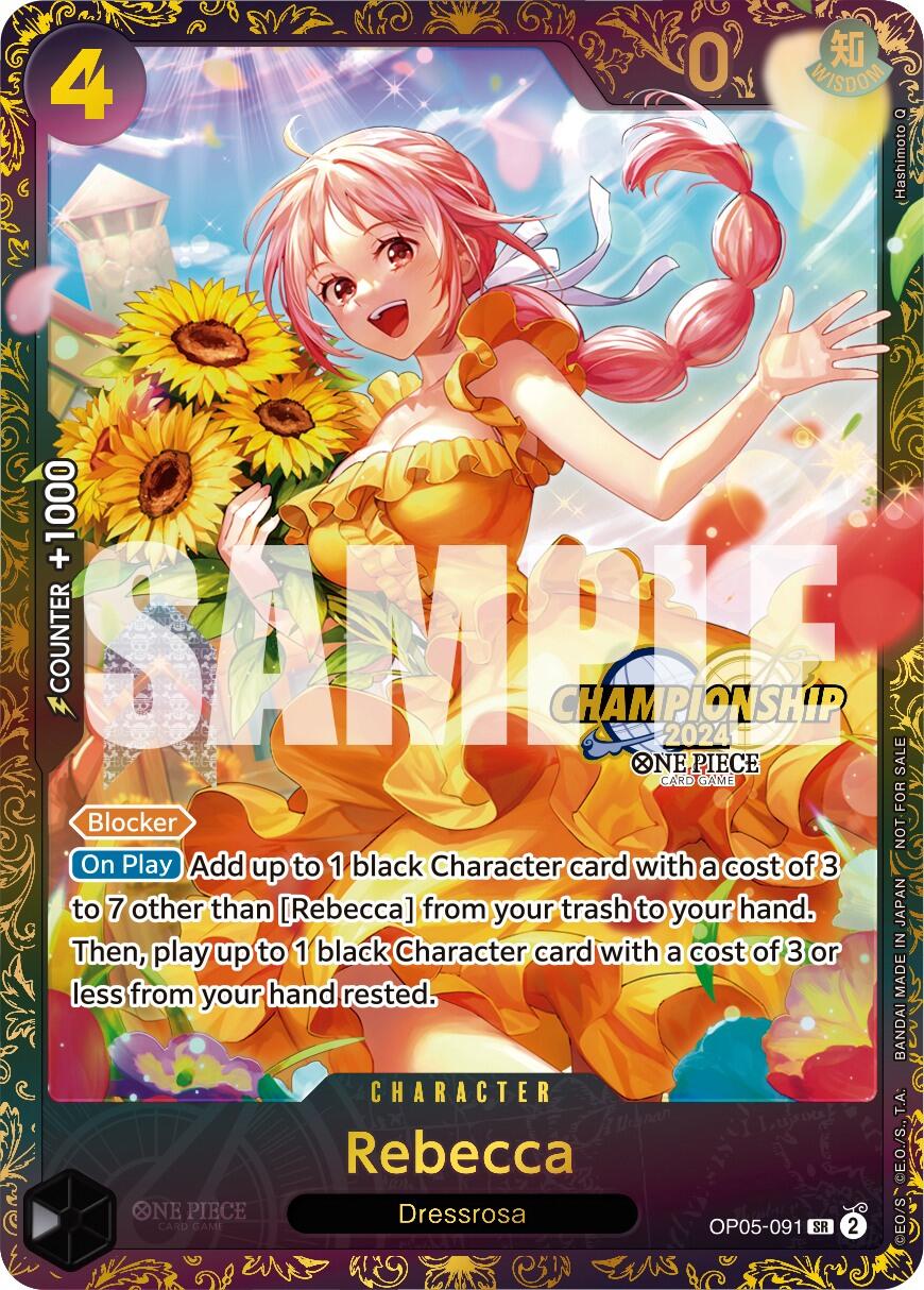 Rebecca (October Championship 2024 Online Regional) [One Piece Promotion Cards] | Event Horizon Hobbies CA