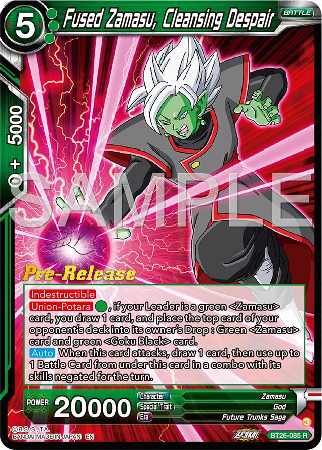 Fused Zamasu, Cleansing Despair (BT26-085) [Ultimate Advent Prerelease Promos] | Event Horizon Hobbies CA