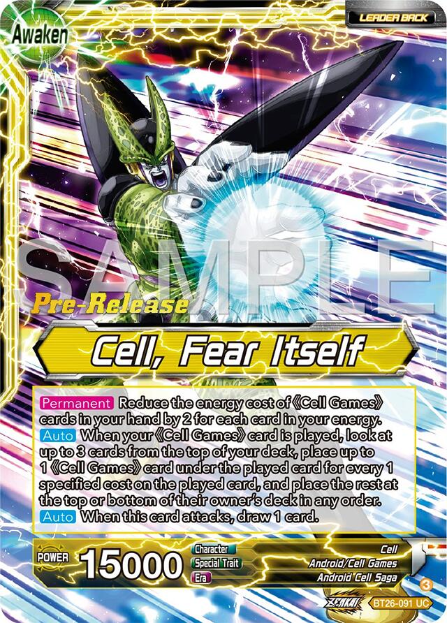 Cell // Cell, Fear Itself (BT26-091) [Ultimate Advent Prerelease Promos] | Event Horizon Hobbies CA