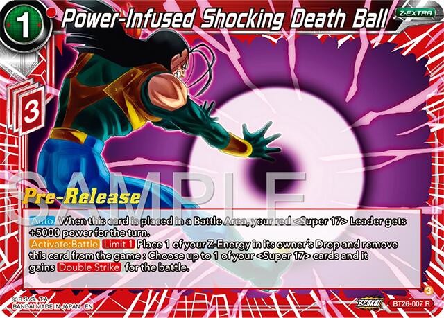 Power-Infused Shocking Death Ball (BT26-007) [Ultimate Advent Prerelease Promos] | Event Horizon Hobbies CA