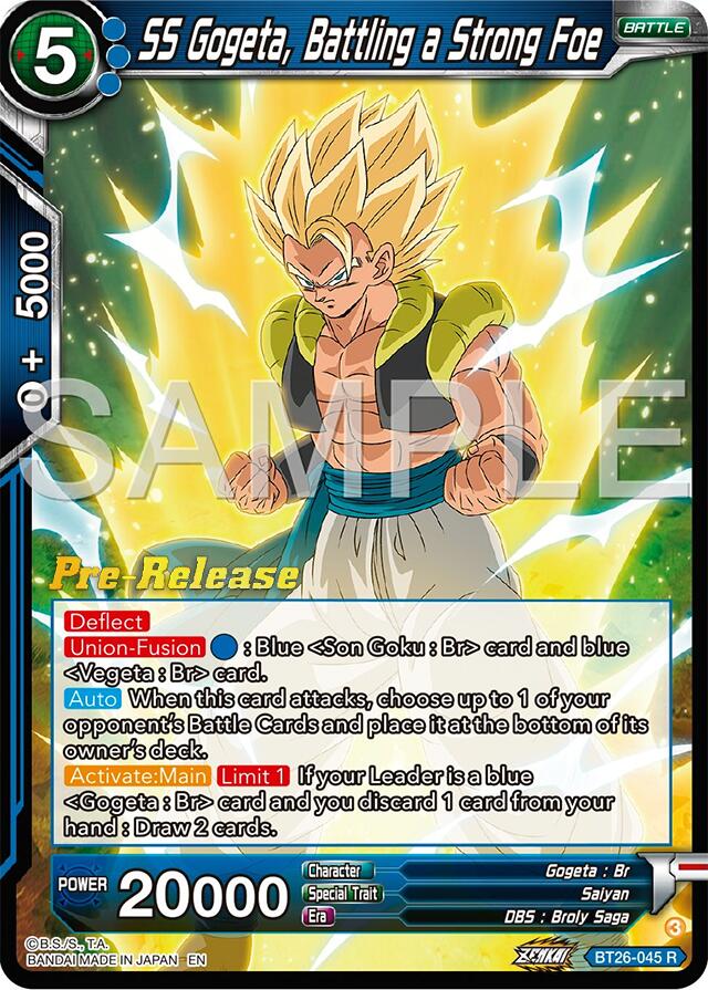 SS Gogeta, Battling a Strong Foe (BT26-045) [Ultimate Advent Prerelease Promos] | Event Horizon Hobbies CA