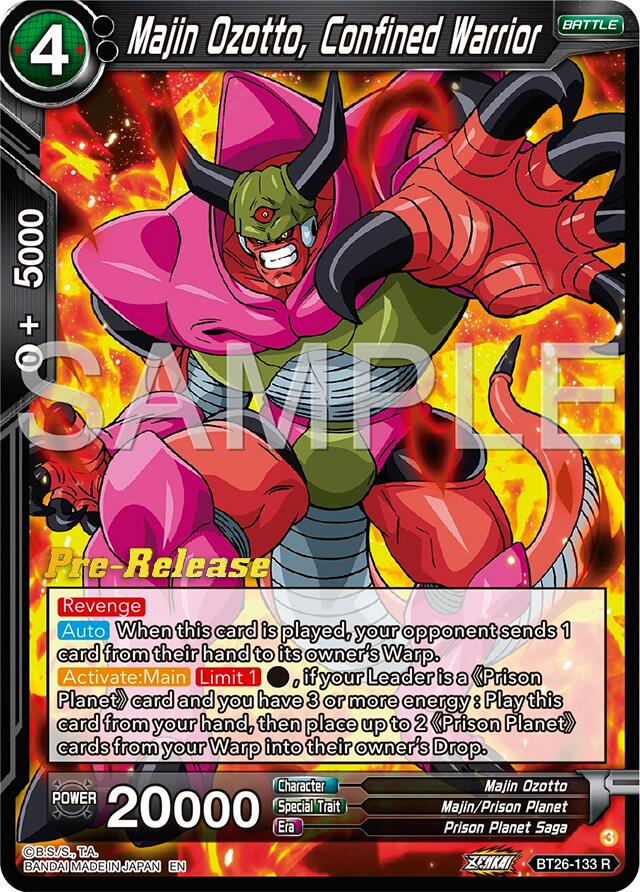 Majin Ozotto, Confined Warrior (BT26-133) [Ultimate Advent Prerelease Promos] | Event Horizon Hobbies CA