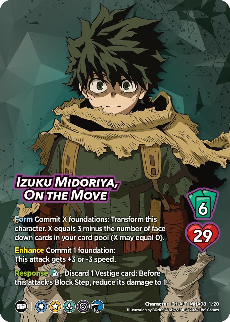 Izuku Midoriya, On the Move (Alternate Art) [Challenger Series: My Hero Academia - Dark Hero Arc] | Event Horizon Hobbies CA