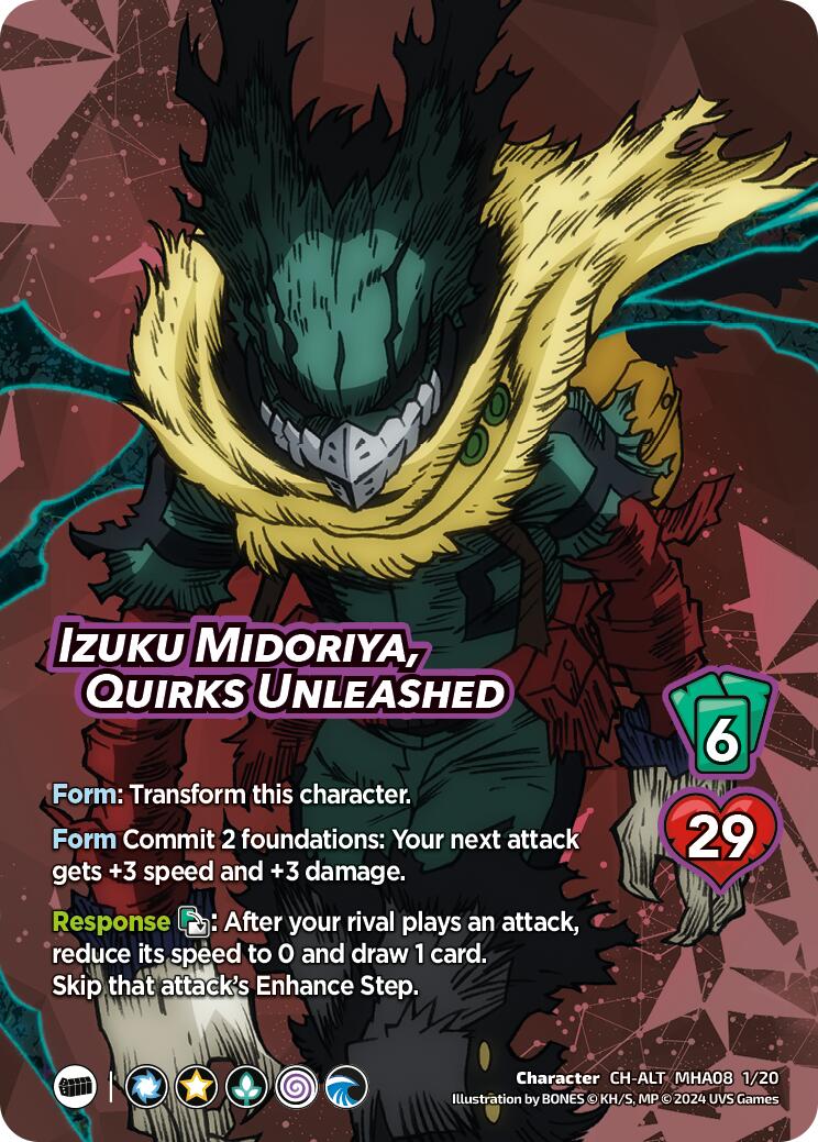 Izuku Midoriya, Quirks Unleashed (Alternate Art) [Challenger Series: My Hero Academia - Dark Hero Arc] | Event Horizon Hobbies CA