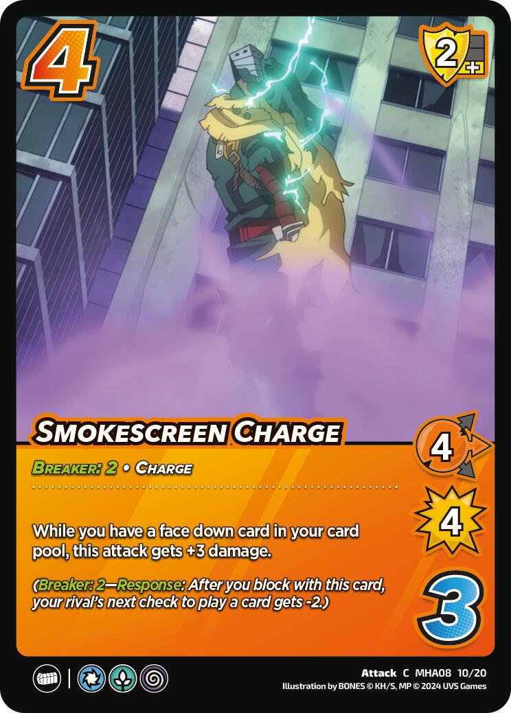 Smokescreen Charge [Challenger Series: My Hero Academia - Dark Hero Arc] | Event Horizon Hobbies CA