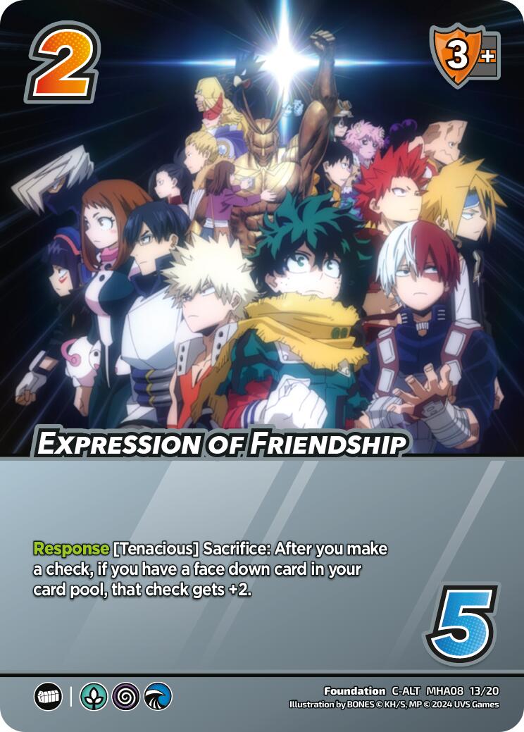 Expression of Friendship (Alternate Art) [Challenger Series: My Hero Academia - Dark Hero Arc] | Event Horizon Hobbies CA