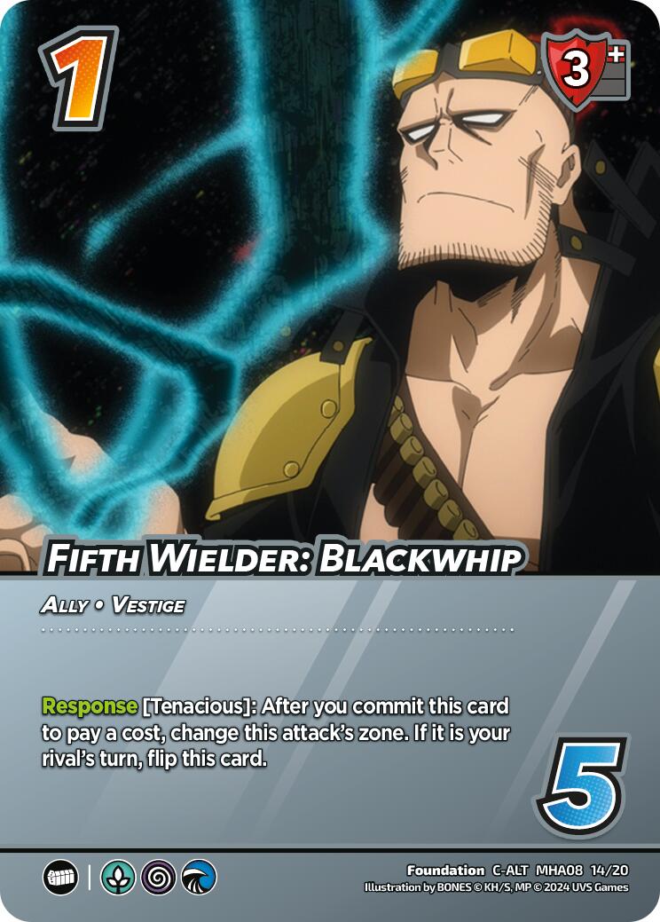 Fifth Wielder: Blackwhip (Alternate Art) [Challenger Series: My Hero Academia - Dark Hero Arc] | Event Horizon Hobbies CA