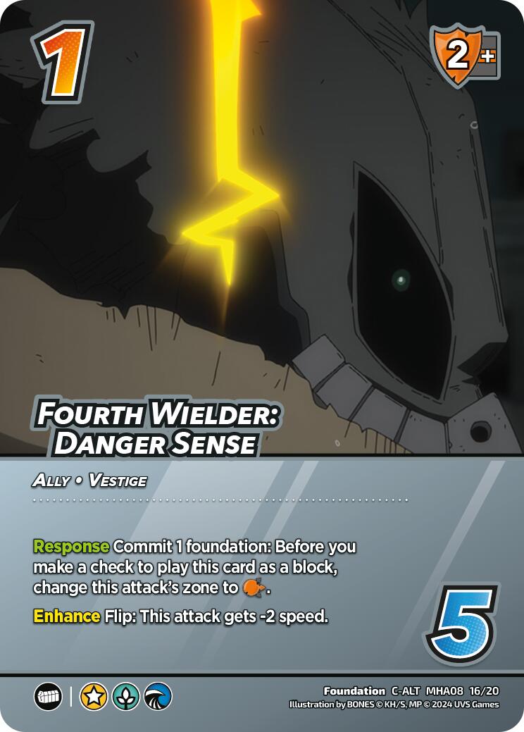 Fourth Wielder: Danger Sense (Alternate Art) [Challenger Series: My Hero Academia - Dark Hero Arc] | Event Horizon Hobbies CA