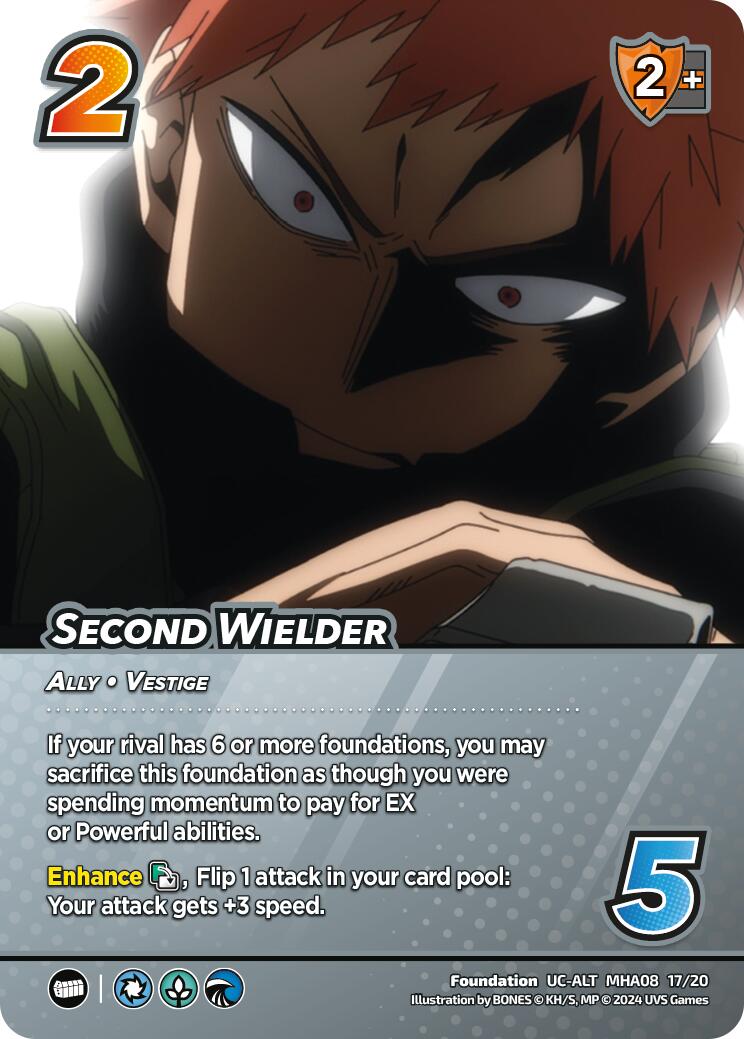 Second Wielder (Alternate Art) [Challenger Series: My Hero Academia - Dark Hero Arc] | Event Horizon Hobbies CA