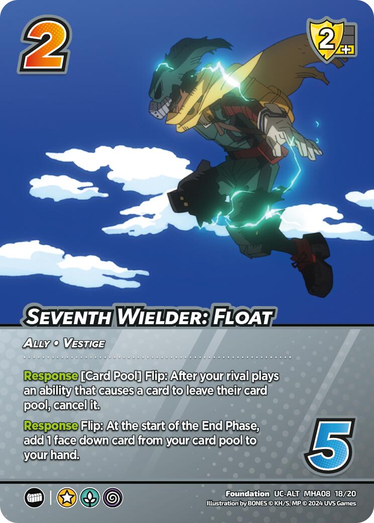 Seventh Wielder: Float (Alternate Art) [Challenger Series: My Hero Academia - Dark Hero Arc] | Event Horizon Hobbies CA