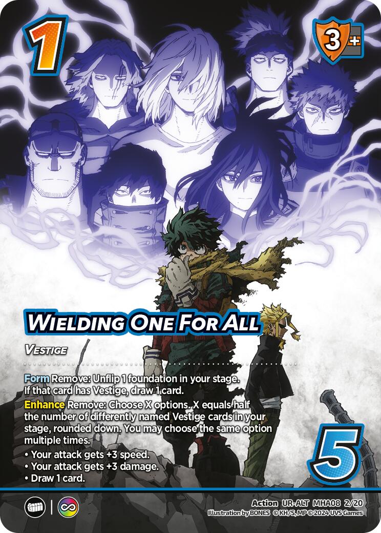 Wielding One For All (Alternate Art) [Challenger Series: My Hero Academia - Dark Hero Arc] | Event Horizon Hobbies CA