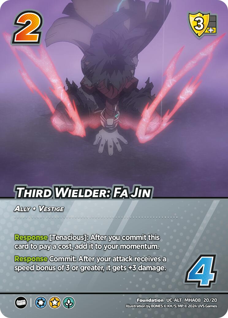 Third Wielder: Fa Jin (Alternate Art) [Challenger Series: My Hero Academia - Dark Hero Arc] | Event Horizon Hobbies CA