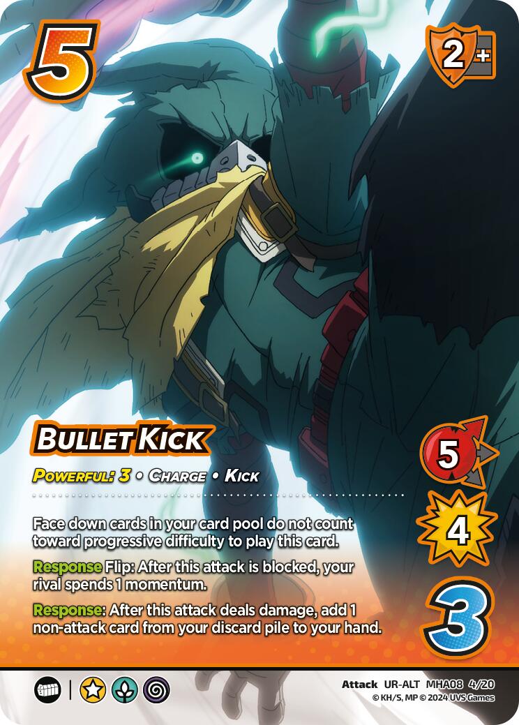 Bullet Kick (Alternate Art) [Challenger Series: My Hero Academia - Dark Hero Arc] | Event Horizon Hobbies CA