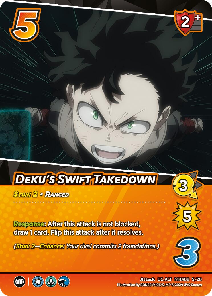 Deku's Swift Takedown (Alternate Art) [Challenger Series: My Hero Academia - Dark Hero Arc] | Event Horizon Hobbies CA