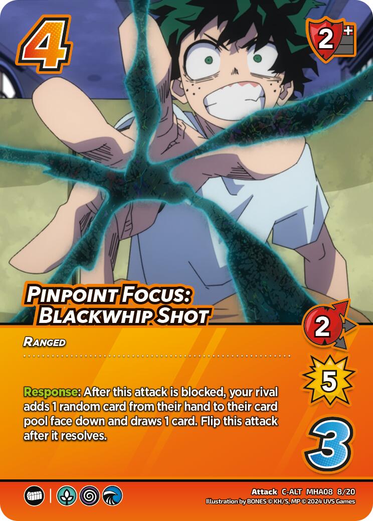 Pinpoint Focus: Blackwhip Shot (Alternate Art) [Challenger Series: My Hero Academia - Dark Hero Arc] | Event Horizon Hobbies CA