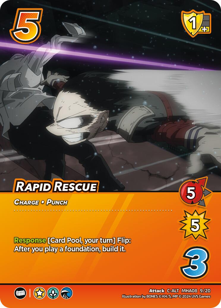 Rapid Rescue (Alternate Art) [Challenger Series: My Hero Academia - Dark Hero Arc] | Event Horizon Hobbies CA