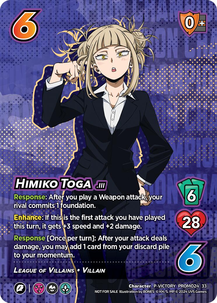 Himiko Toga (2024 Regionals Season 2) (Victory) [Miscellaneous Promos] | Event Horizon Hobbies CA