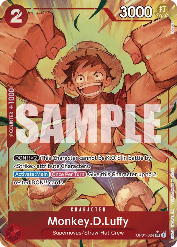 Monkey.D.Luffy (OP01-024) [Premium Booster -The Best-] | Event Horizon Hobbies CA