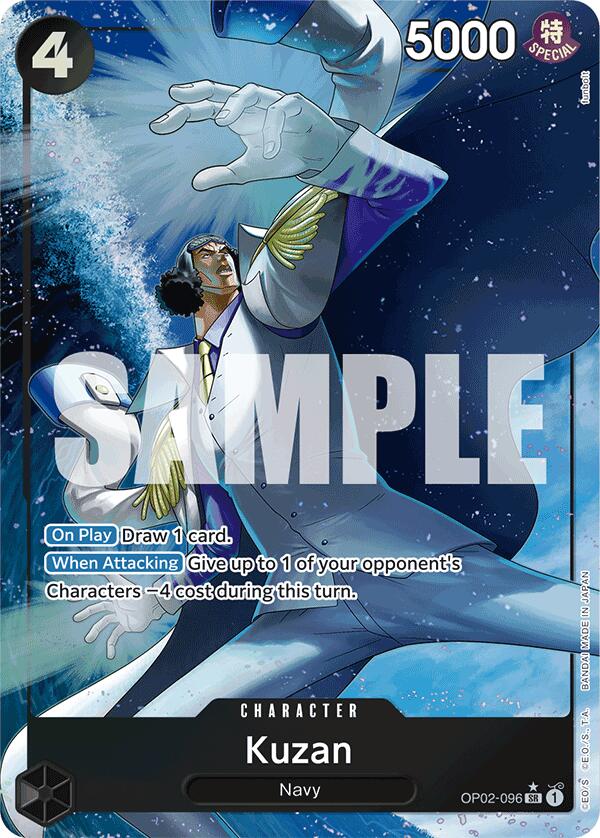 Kuzan (OP02-096) (Alternate Art) [Premium Booster -The Best-] | Event Horizon Hobbies CA