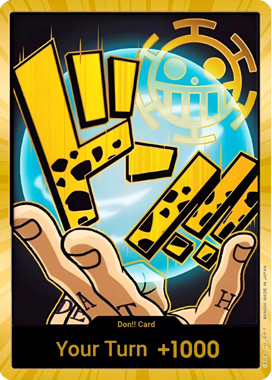 DON!! Card (Trafalgar Law) (Gold) [Premium Booster -The Best-] | Event Horizon Hobbies CA