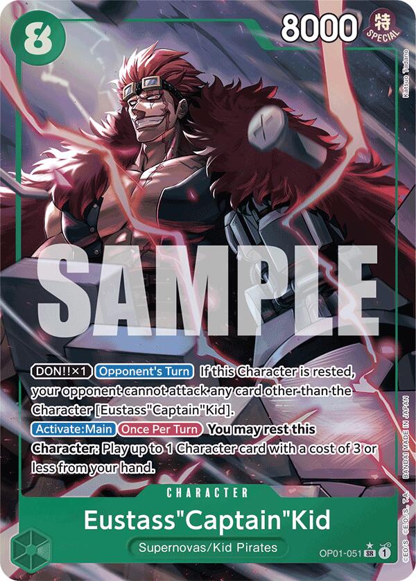 Eustass"Captain"Kid (OP01-051) (Full Art) [Premium Booster -The Best-] | Event Horizon Hobbies CA