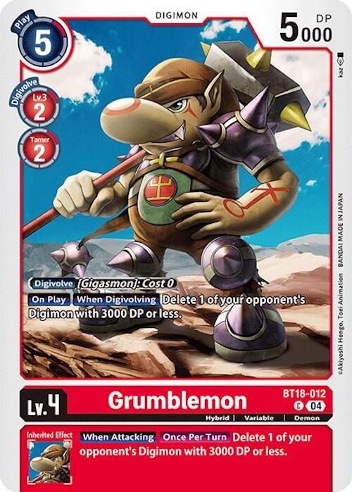 Grumblemon [BT18-012] [Release Special Booster Ver.2.0]