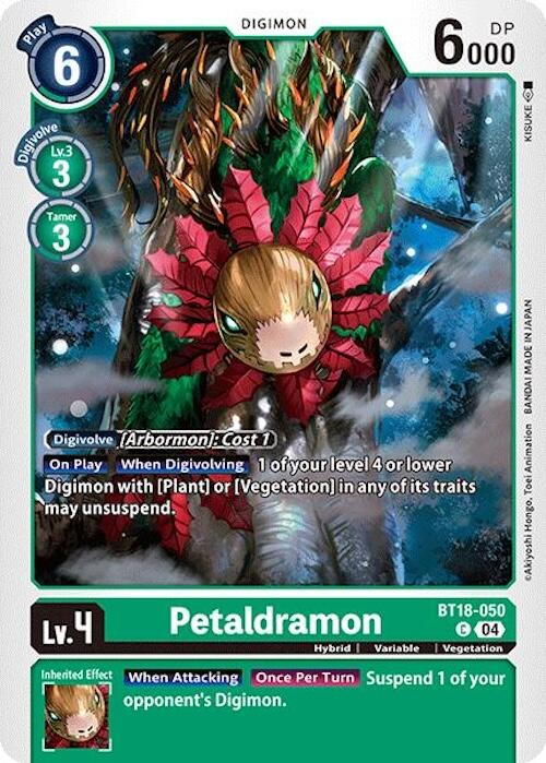 Petaldramon [BT18-050] [Release Special Booster 2.0] | Event Horizon Hobbies CA