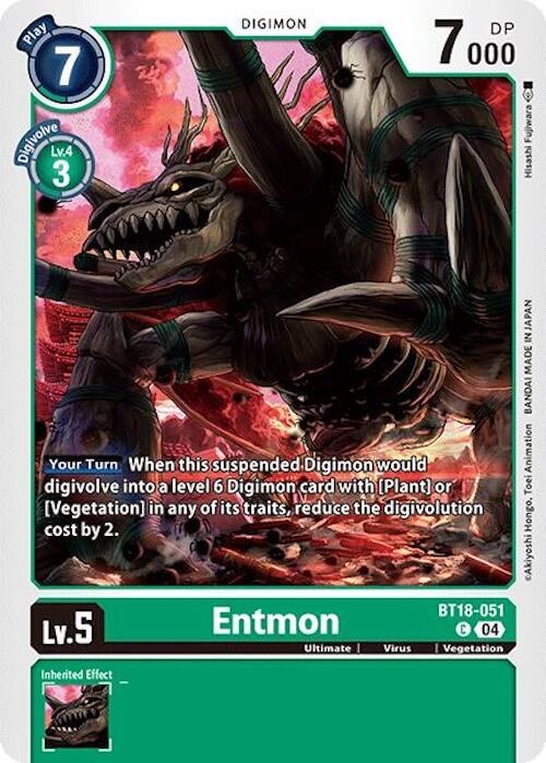 Entmon [BT18-051] [Release Special Booster 2.0] | Event Horizon Hobbies CA