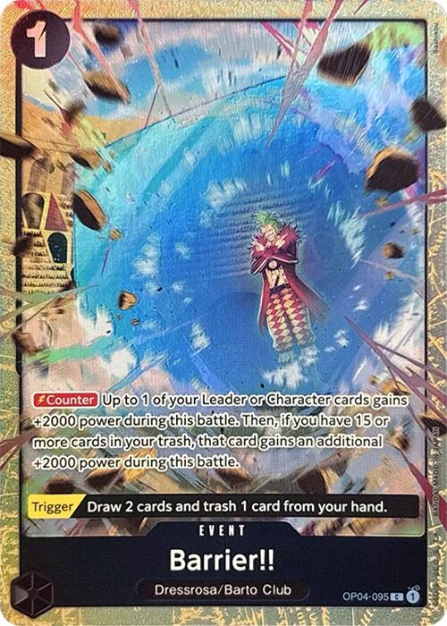 Barrier!! (Premium Card Collection -Best Selection Vol. 2-) [One Piece Promotion Cards] | Event Horizon Hobbies CA