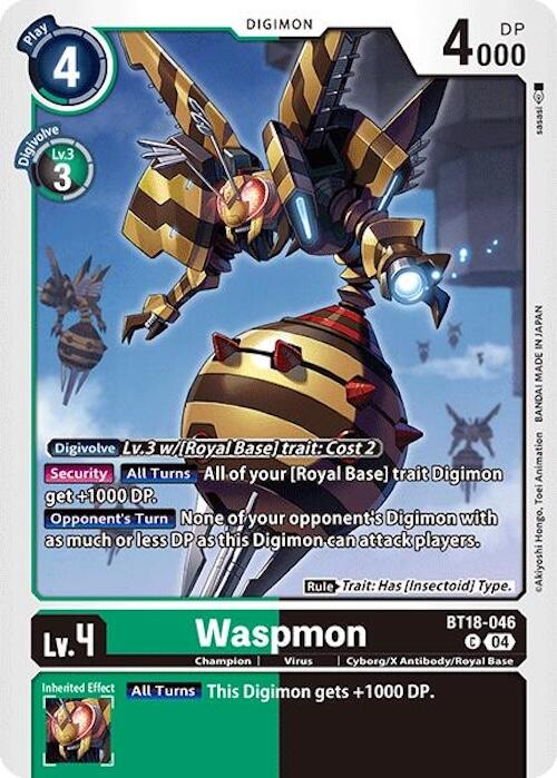 Waspmon [BT18-046] [Release Special Booster 2.0] | Event Horizon Hobbies CA