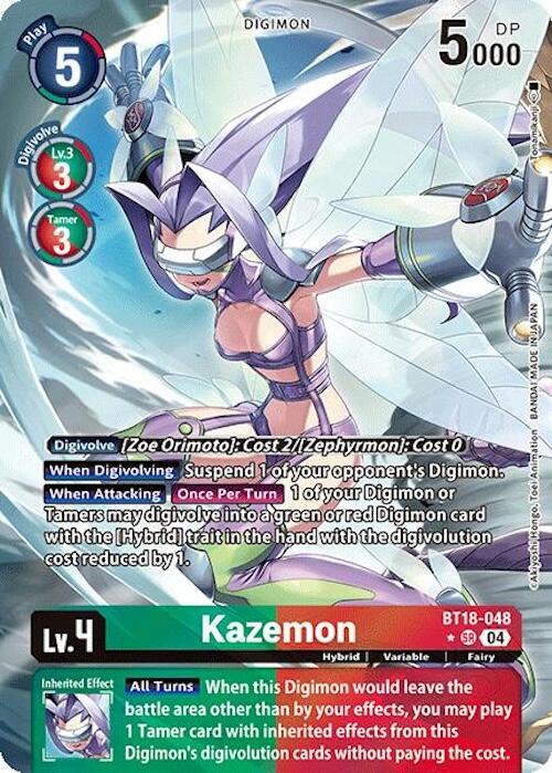 Kazemon [BT18-048] (Alternate Art) [Release Special Booster 2.0] | Event Horizon Hobbies CA