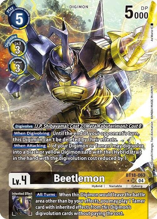 Beetlemon [BT18-063] (Alternate Art) [Release Special Booster 2.0] | Event Horizon Hobbies CA