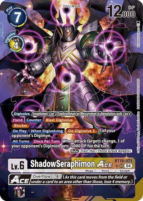 ShadowSeraphimon ACE [BT18-071] (Alternate Art) [Release Special Booster 2.0] | Event Horizon Hobbies CA