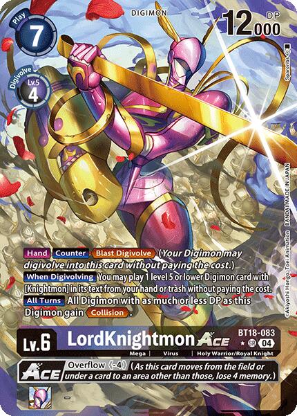 LordKnightmon ACE [BT18-083] (Alternate Art) [Release Special Booster 2.0] | Event Horizon Hobbies CA